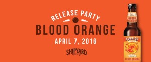 Release Party Blood Orange Poster