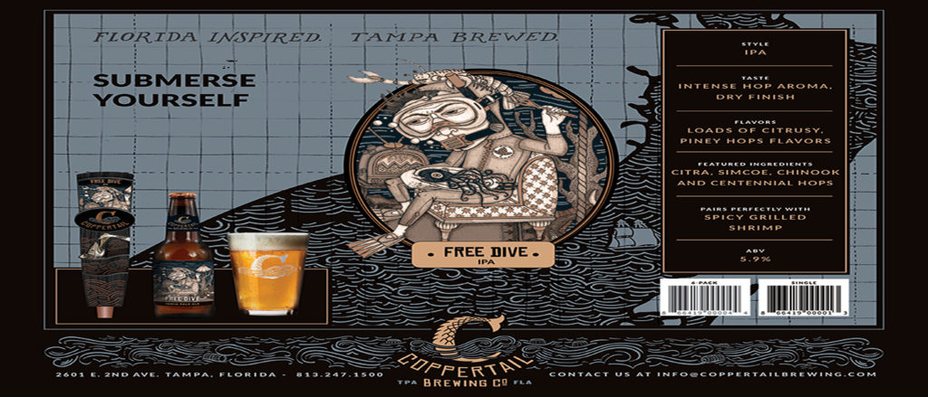 Coppertail Free Dive Poster