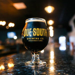 Due South Brewing beer in glass