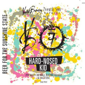 Label for 7venth Sun/ Voodoo Brewery Hard-Nosed Kid