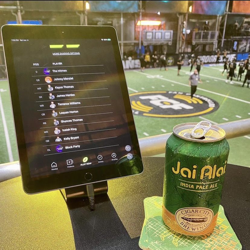 Cigar City Brewing Jai Alai IPA Fan Controlled Football