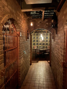 Kickbacks Jacksonville cellar hallway