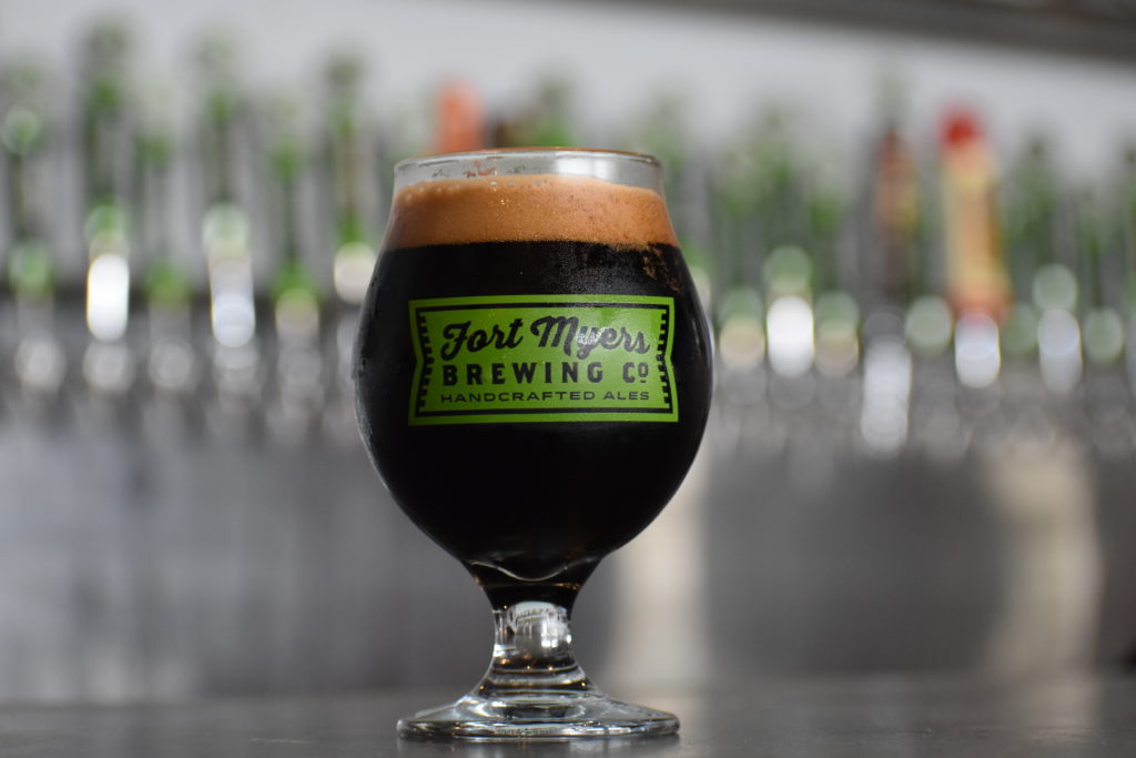 Glass of Fort Myers Brewing Chocolate Stout