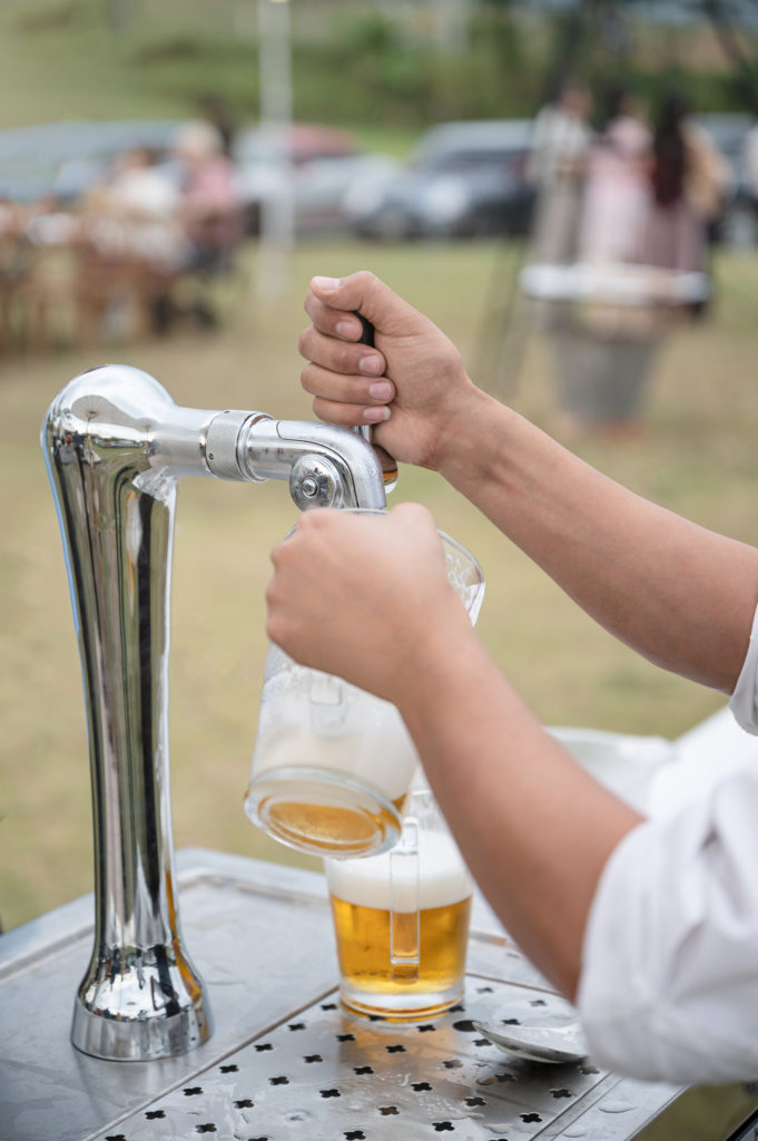 Outdoor beer pic