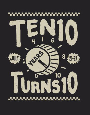 Ten10 Brewing decade logo