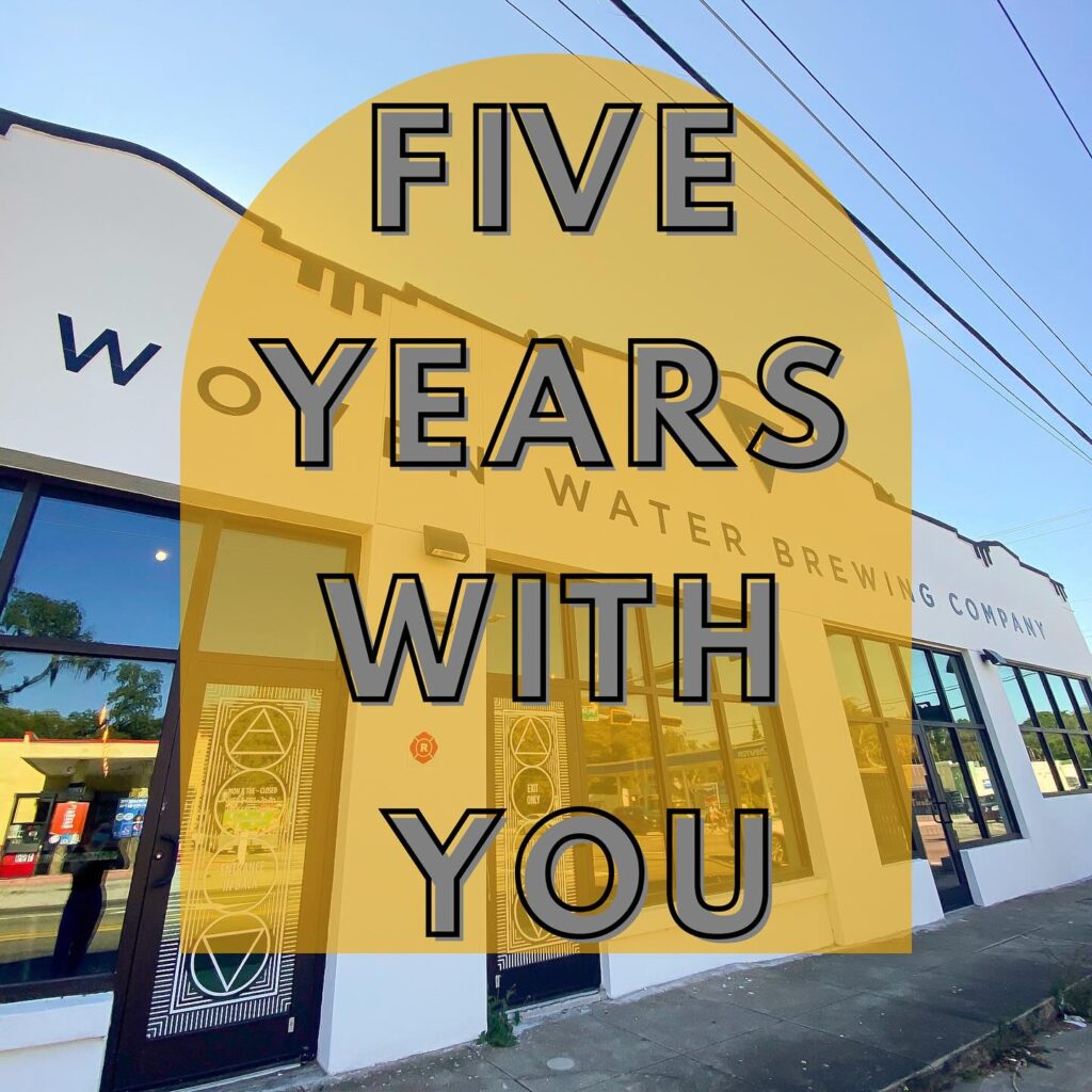 Woven Water Brewing 5th Anniversary